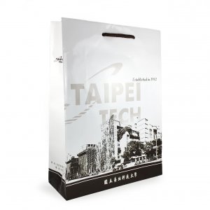 【團購商品，500個起做】TAIPEITECH手提紙袋35cm